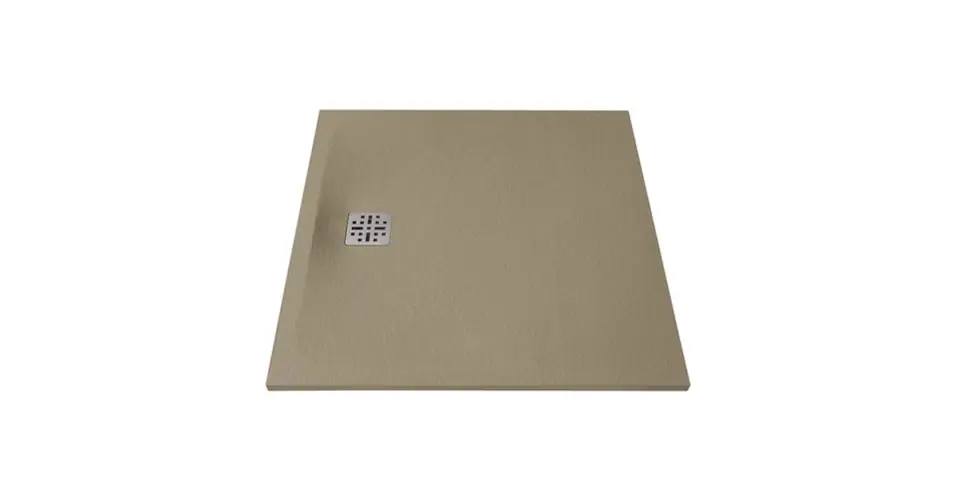MARMY Dolomite zuhanytálca - 100×100 matt cappucino (gucci latte) Akció